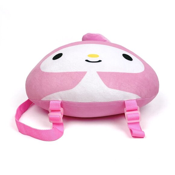 NWT SANRIO My Melody Hello Kitty Squishee Cloud Pink Plush Pillow Backpack - Picture 2 of 4